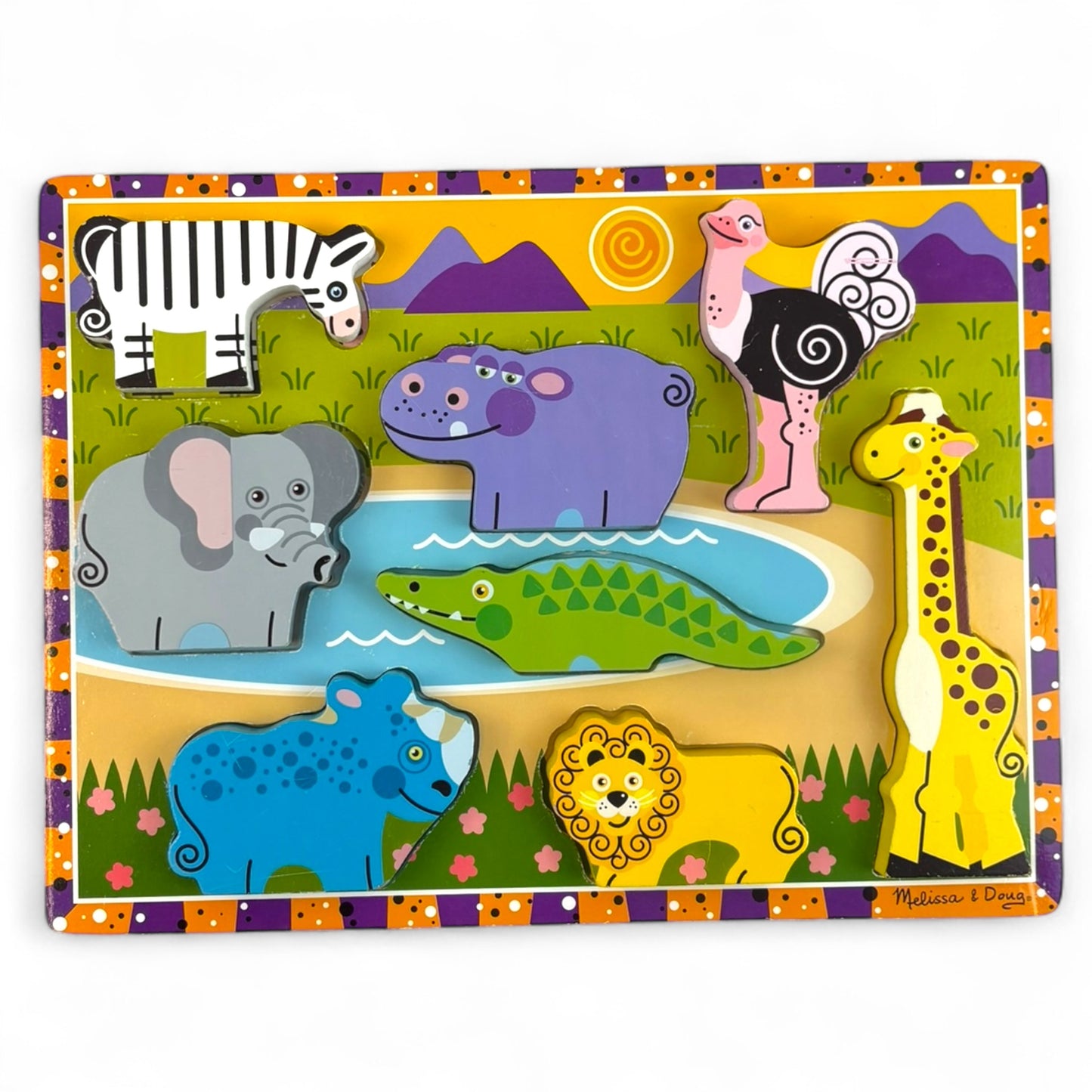 Chunky Puzzle Safari - 8 Pieces