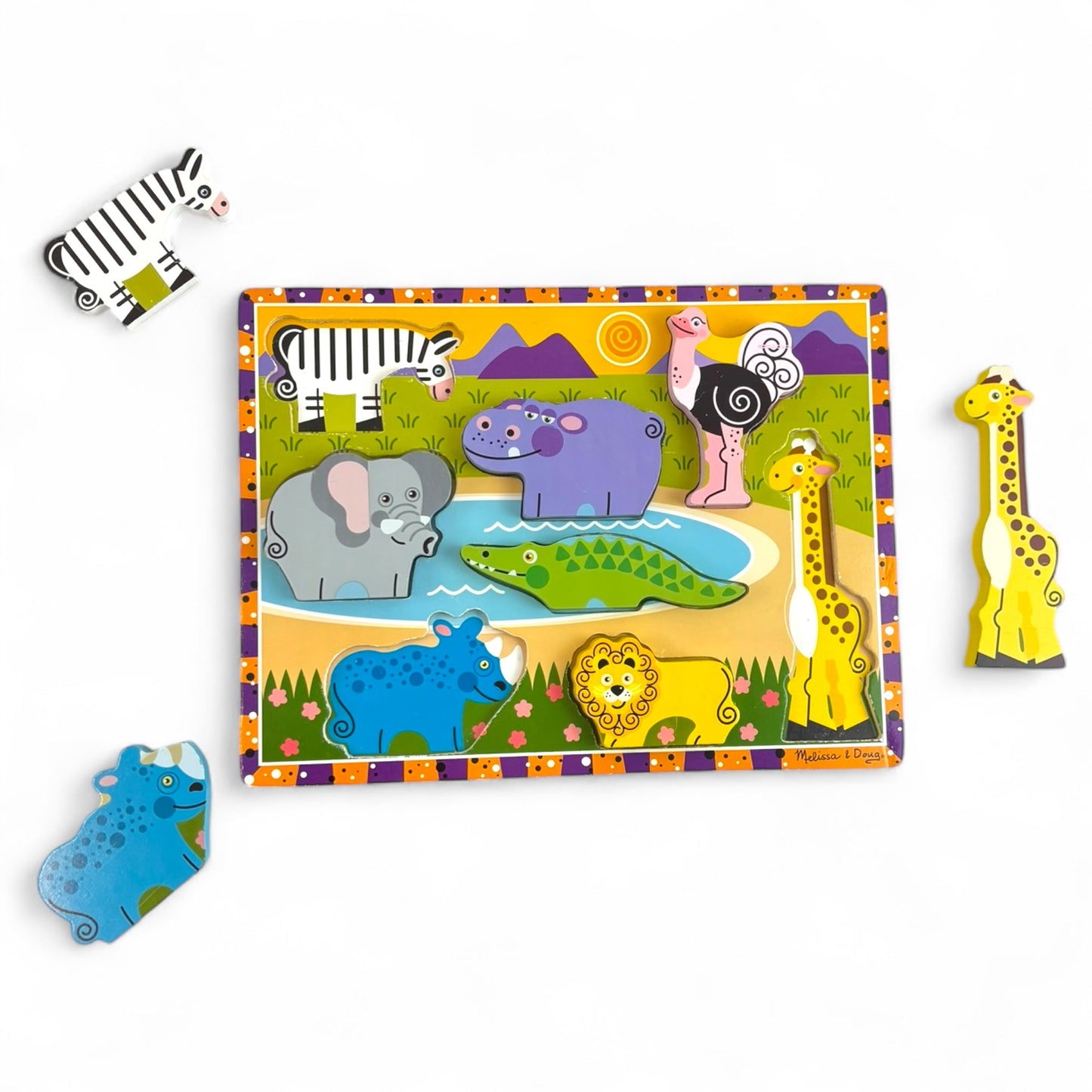 Chunky Puzzle Safari - 8 Pieces