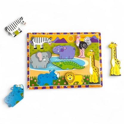 Chunky Puzzle Safari - 8 Pieces