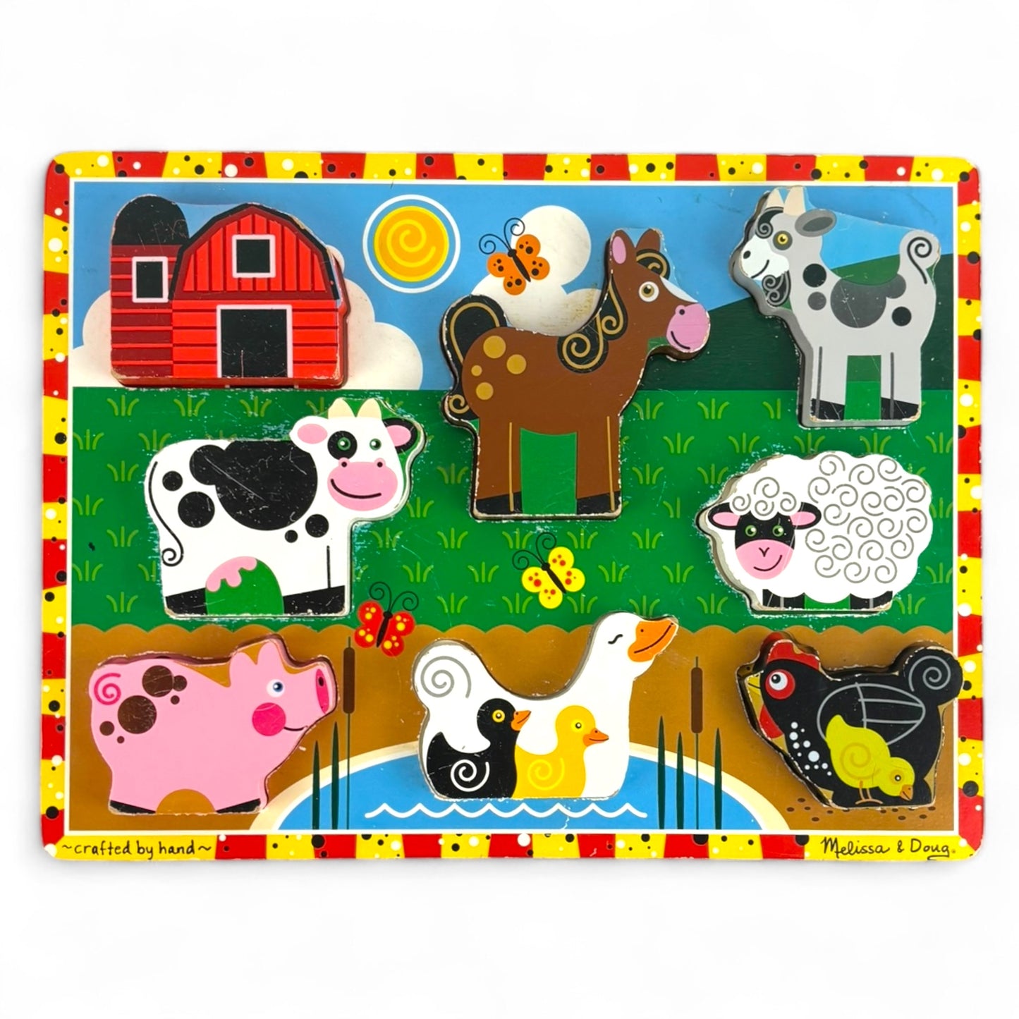 Farm Animals Chunky Puzzle - 8 Pieces