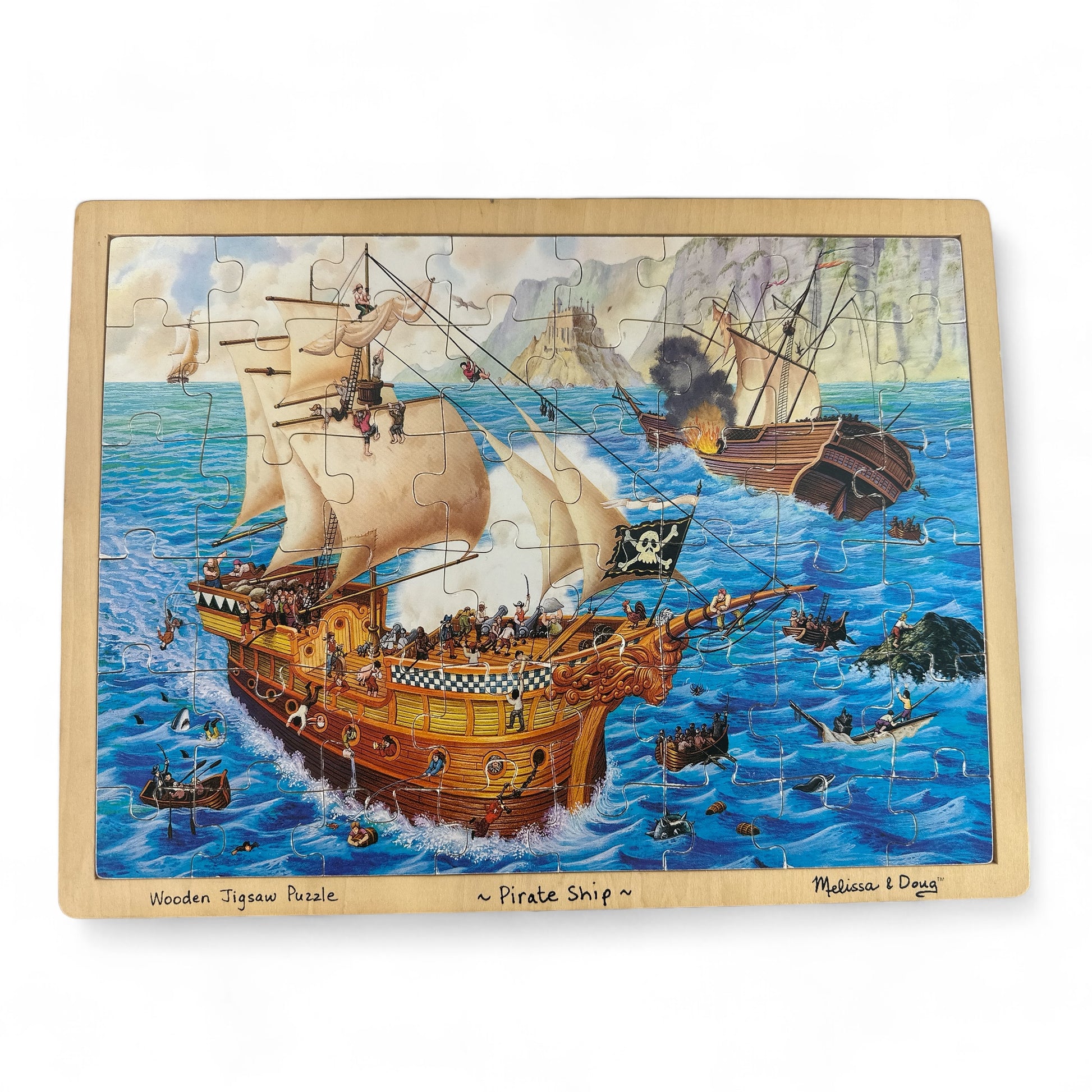 48 Piece Pirate Ship Jigsaw Puzzle