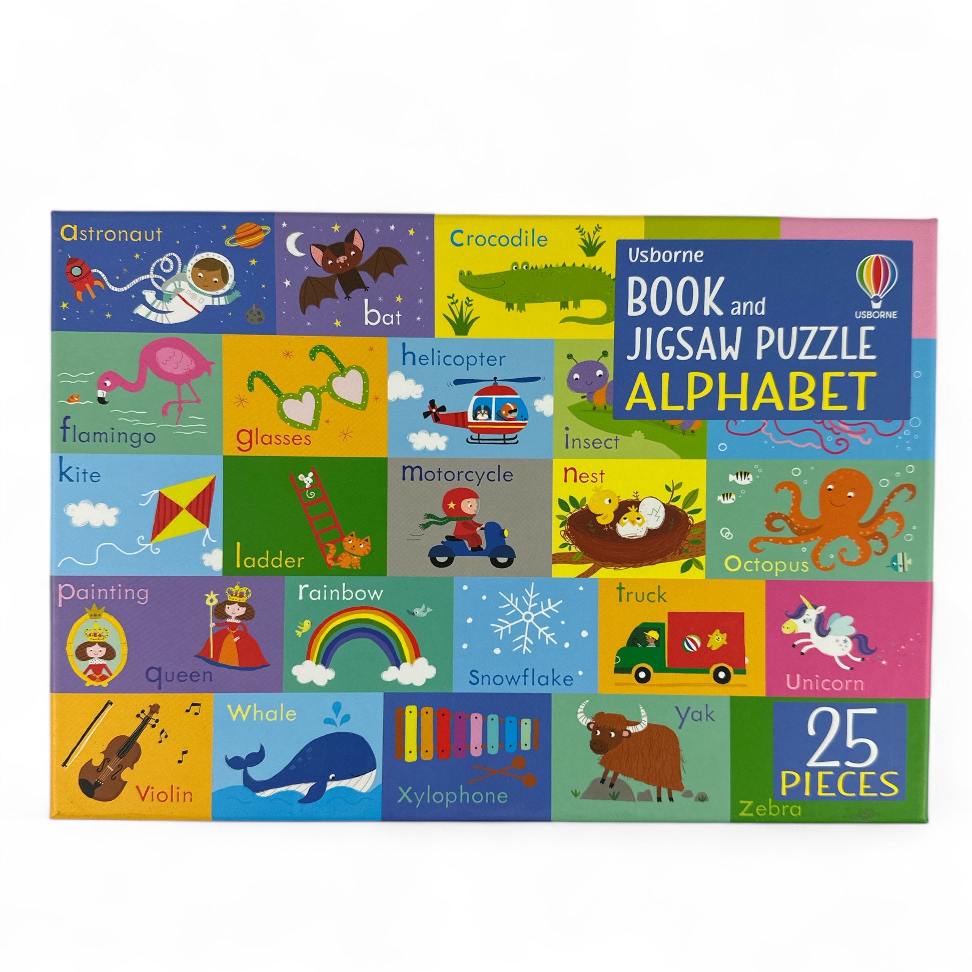 Book and Alphabet Jigsaw Puzzle