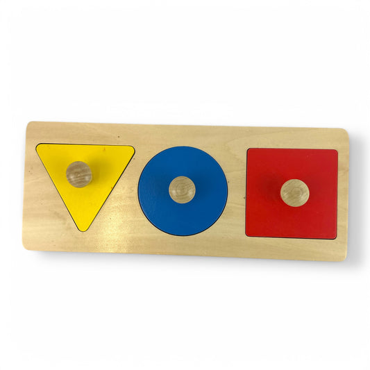 Montessori Colors & Shapes Jumbo Knob Puzzle