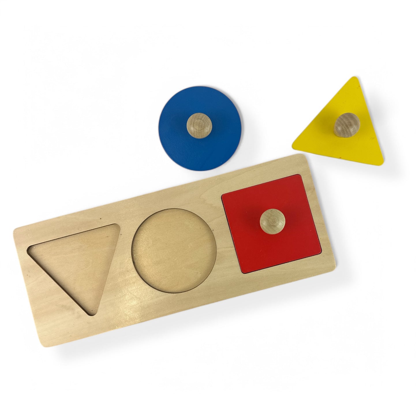 Montessori Colors & Shapes Jumbo Knob Puzzle