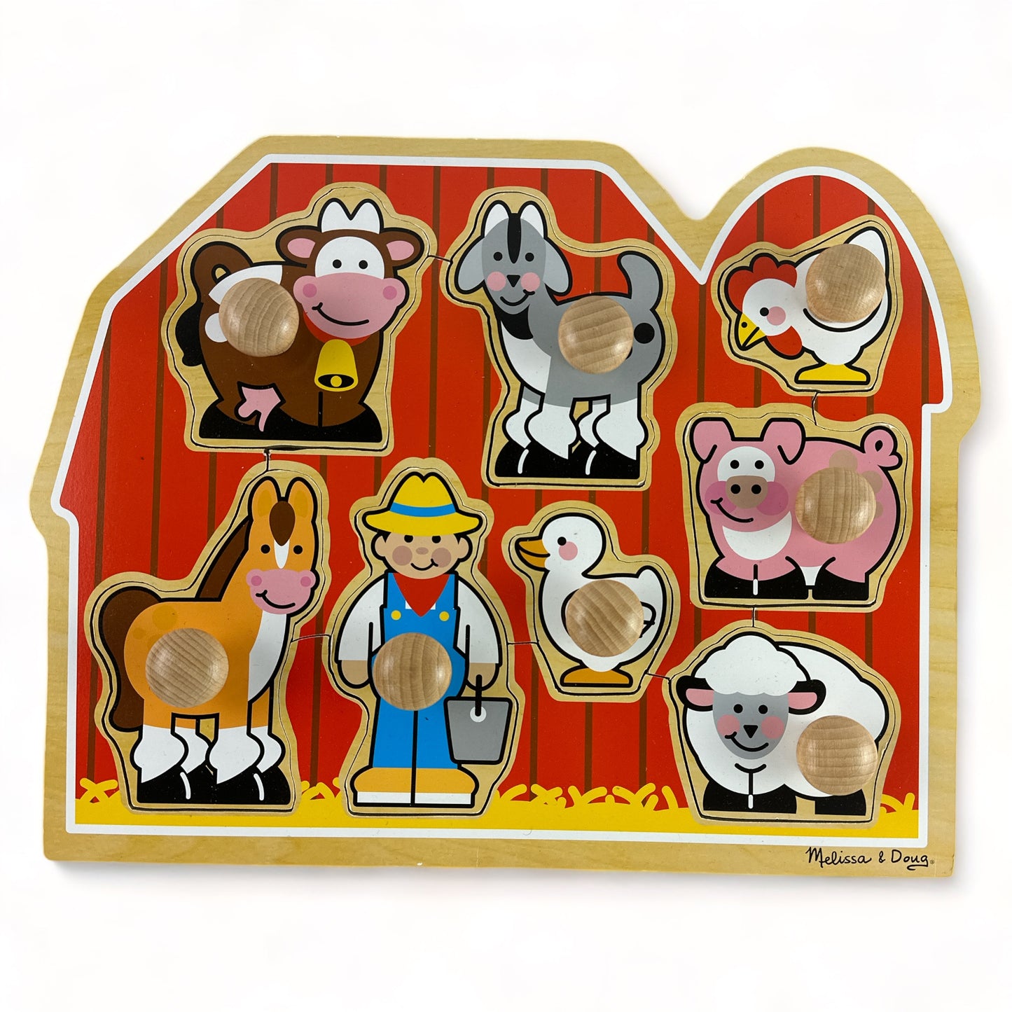 Chunky Peg Farmyard Puzzle