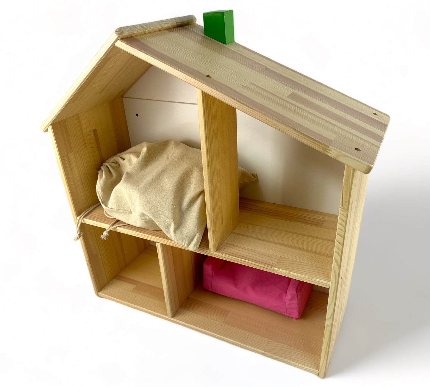 Wooden Doll House with Furniture