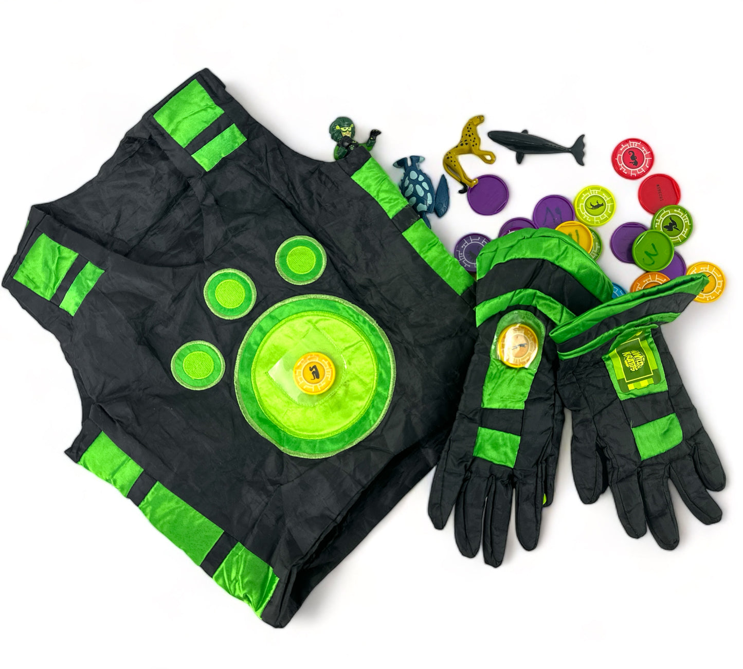 Wild Krats Power Suit and Power Discs With Figurines