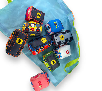 Car Toys and Playmat Storage Bag - City Vehicle